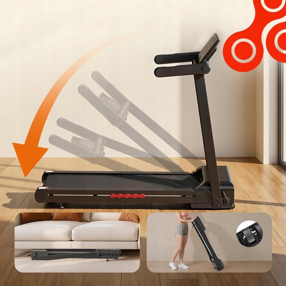 Electric Treadmill FT62-DZ Foldable Home with LED App for 150kg 1-16 Km/h Up To 1-18%