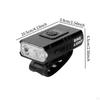 Bicycle Front and Back Rear Light 2 LED Bike Headlight Taillight Set Lights for Cycling