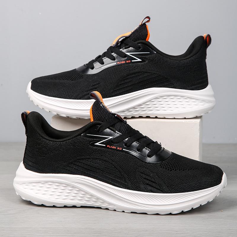 Shoes, sports shoes, new autumn mesh breathable soft-soled running shoes, ultra-light shock-absorbing running shoes