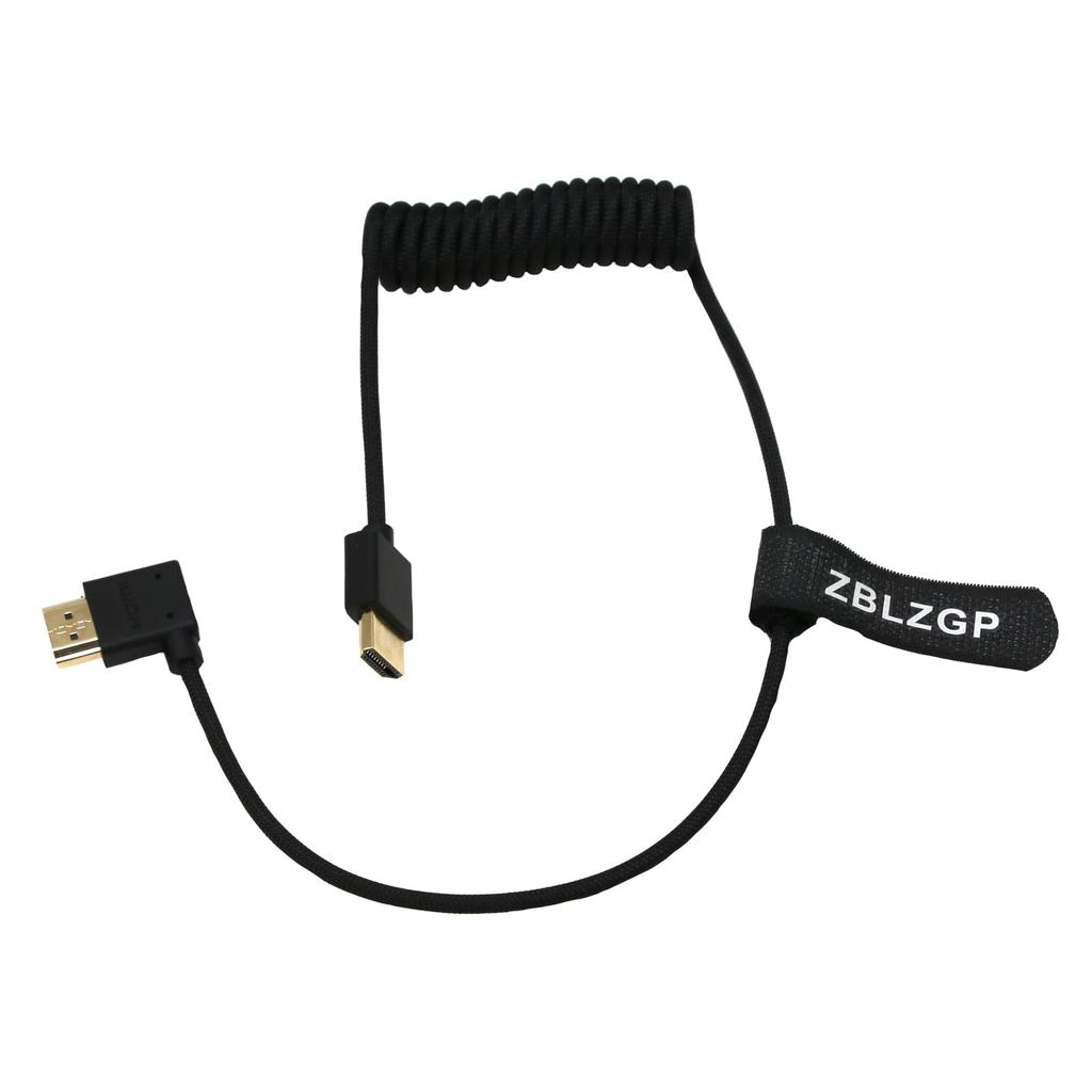 ZBLZGP HDMI kabel 4K 120hz 8K 60hz Vysokorychlostní 48Gbps HDR Video kabel Pletený kabel pro Blackmagic BMPCC 4K 6K DJI Ronin RS2 Gimbal Stabilizátor Projektor