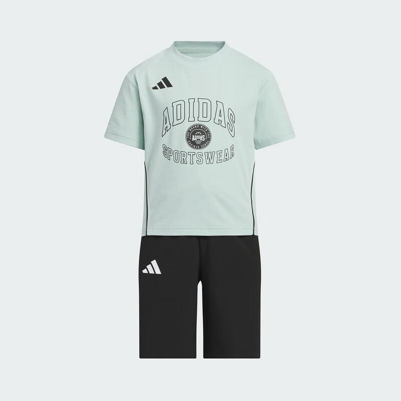Adidas Boys  LK Short Sleeve Tee Set 128
