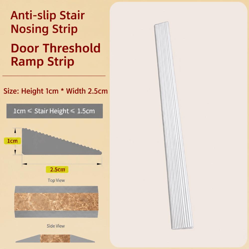 1M Self-adhesive Threshold Ramp Bendable Door Sill Pad Robot Vacuum Pass