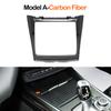 Car Front Center Console Panel Cover Water Cup Holder Decorative Panel Bezel For BMW X5 X6 E70 E71 E72 51166956756 51169129401