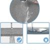 Non-slip shower mat 80x80 cm, bathtub mat, bath mat, 10 mm high