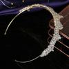 Drop Shipping Cubic Zircon Wedding Tiara Exquisite Bridal Hair Accessories Anniversary Crowns for Women BC5534 Corona Princesa
