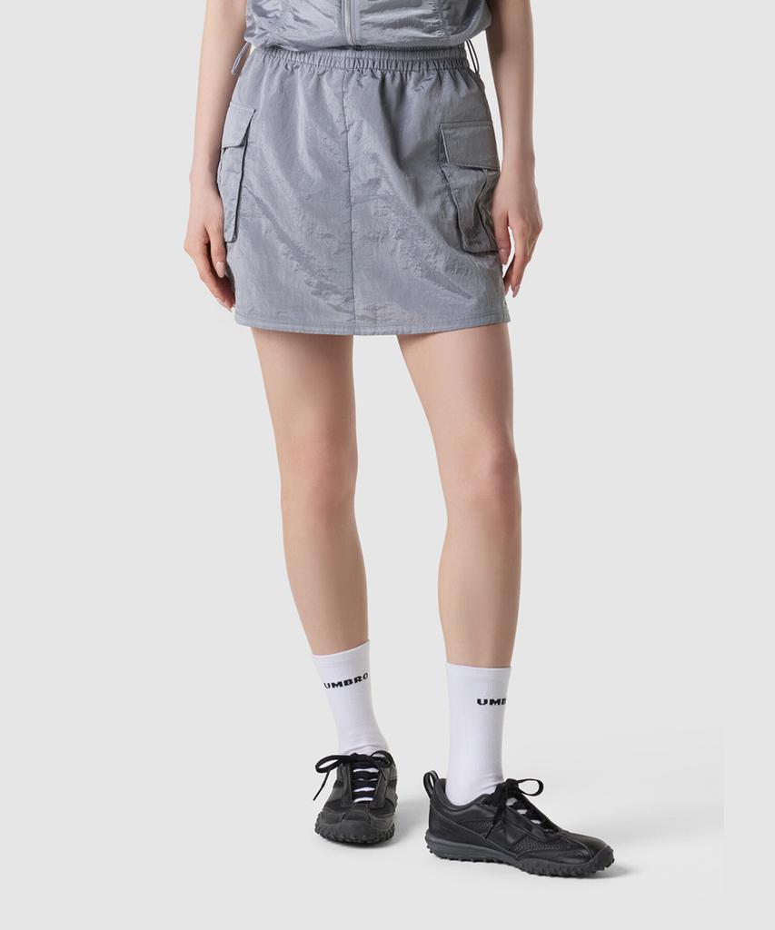 UMBRO Nylon Sparkle Women'S Skirt Shorts Silver (Uq322Chp78)