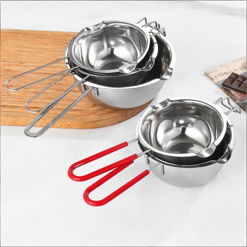 400Ml Chocolate Melting Pot 304 Stainless Steel Melting Pot For Melting Butter Cheese Candy Chocolate And Candle Wax