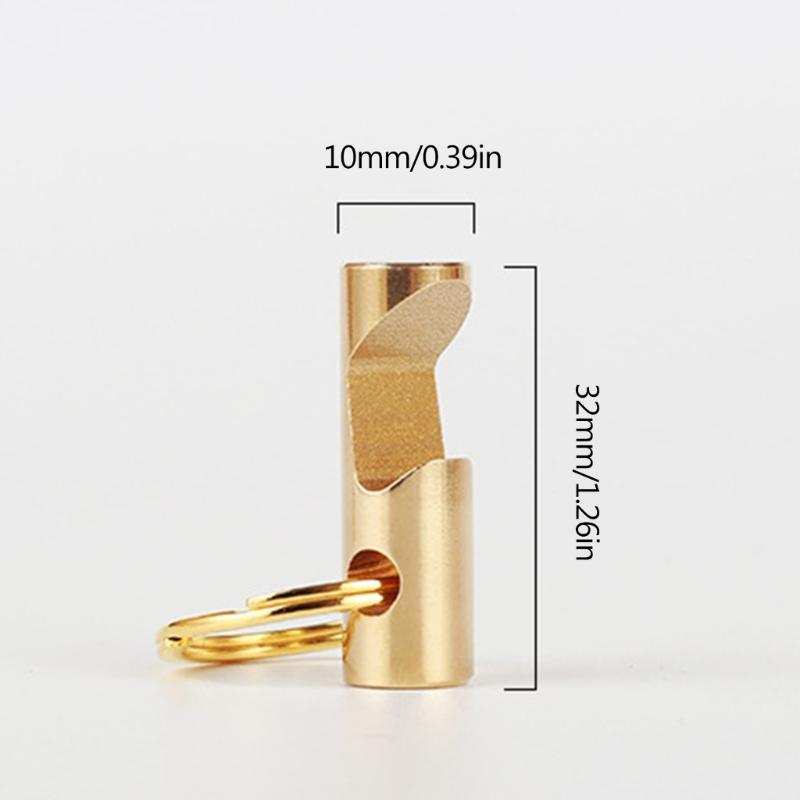 Brass Creative Mini Key Chain Opener Portable Tool Gadgets Opener with Key Ring