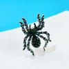Cindy Xiang Kadınlar İçin Büyük Yapay Elmas Örümcek Broşlar Böcek İğnesi Vintage Palto Kazak Takı Yüksek Kalite 2 Renk Mevcuttur