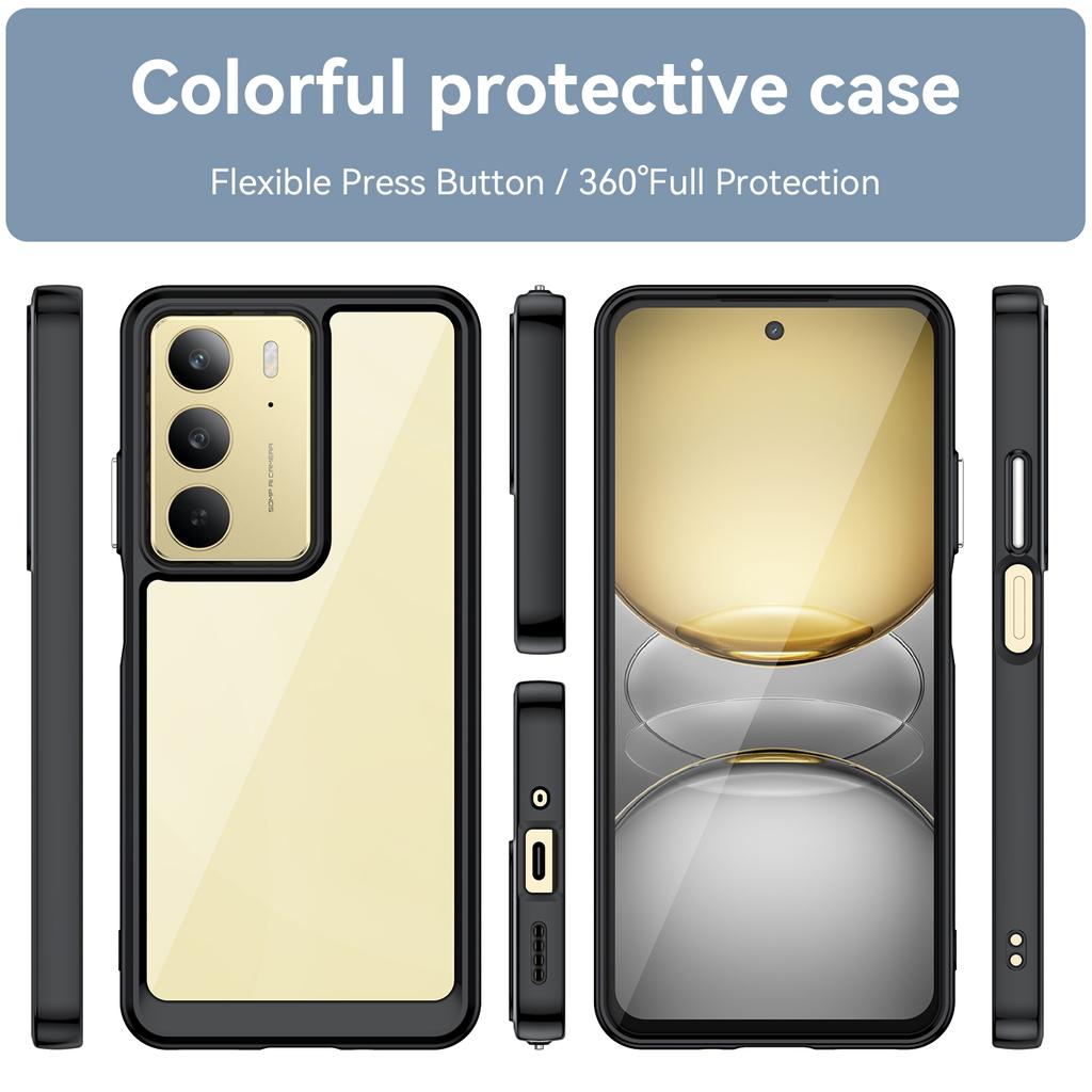 Transparent Colorful TPU Case for Realme C75 4G Protective Cover Clear Fundas Coque Capa