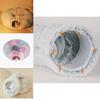 Elegant Grey And Patterned Cat Bed Tunnel Soft Plush Material Cozy Foldable Nest Perfect For Winter Use