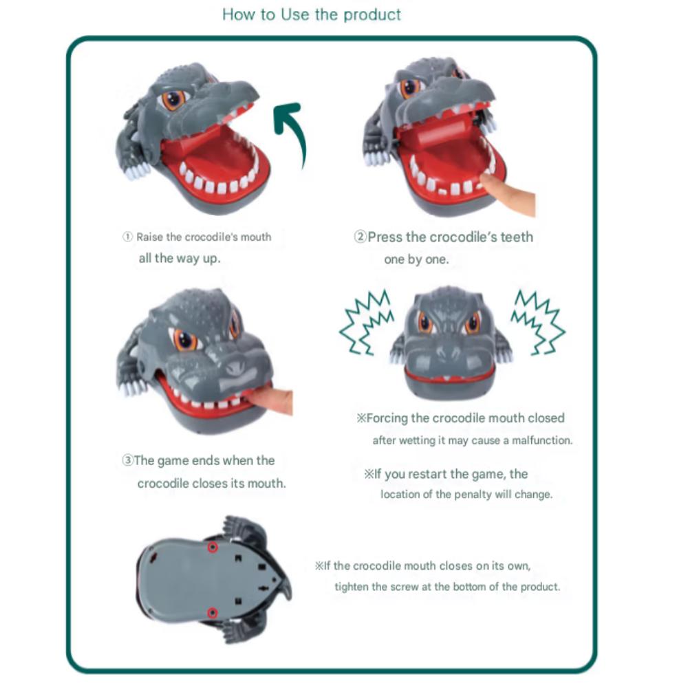 Crocodile Tooth Roulette Game