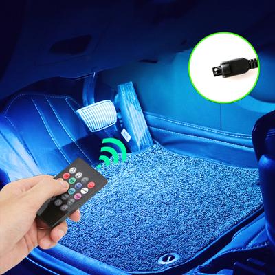 Led Car Foot Ambient Light With USB Neon Mood Lighting Backlight Music Control App RGB Auto Interior Decorative Atmosphere