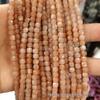 4x4mm Natural Stone Faceted Square Beads: Amethyst, Tourmaline, Garnet Jewelry Accessories