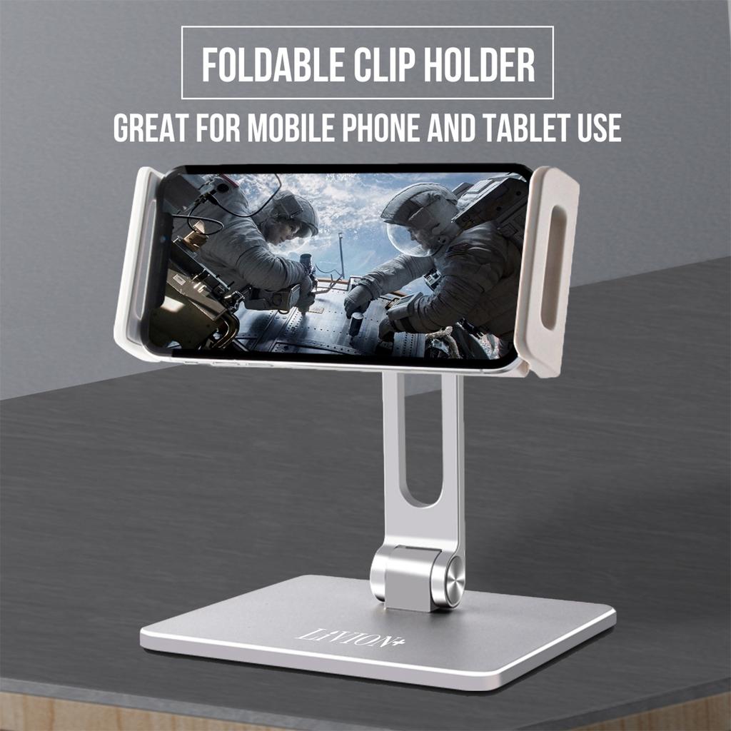MT135 For Phone/Tablet Foldable Desktop Stand Lazy Holder 180° Adjustable Aluminum Alloy