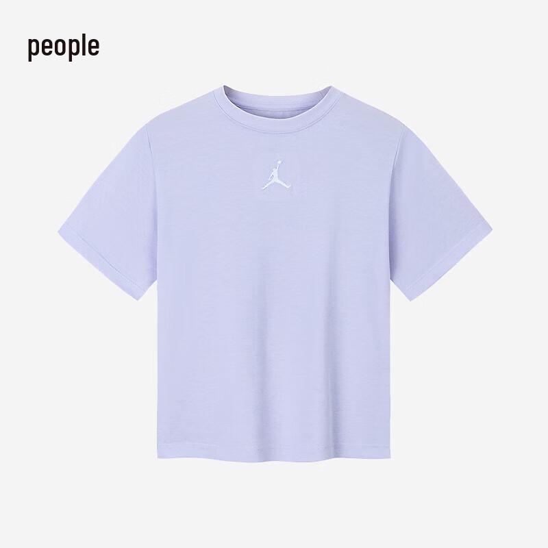 Nike Jordan AJ Sommer-T-Shirt mit kurzen Ärmeln für Mädchen