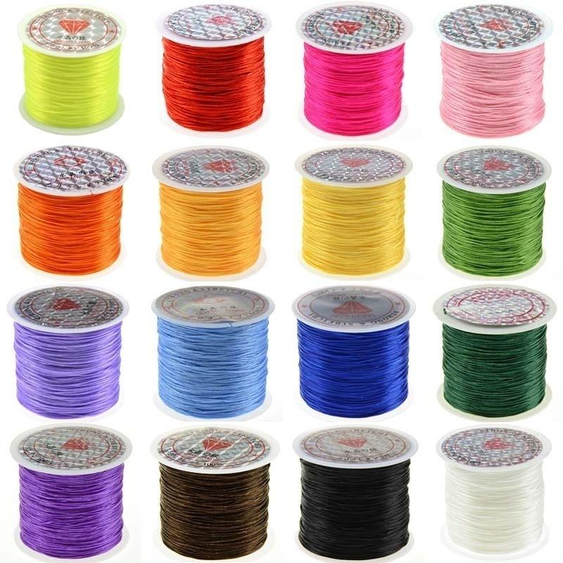 10M Strong Elastic Crystal Threading String Beading Cord for Bracelets Diy Jewelry Making Thread Cords Stretchy Thickness 1mm