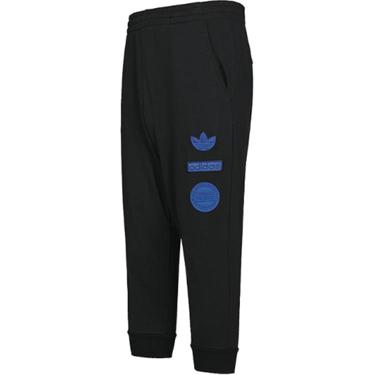 Adidas Originals Weiche Strick-Sporthose für Herren Unterteile Schwarz DP8568