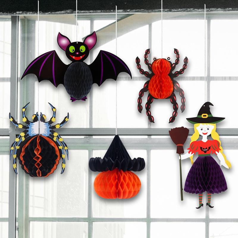 Halloween Decoration 2025 Party Background Wall Hanging Accessorie Desk Accessorie Halloween Pumpkin Accessorie Room Decor