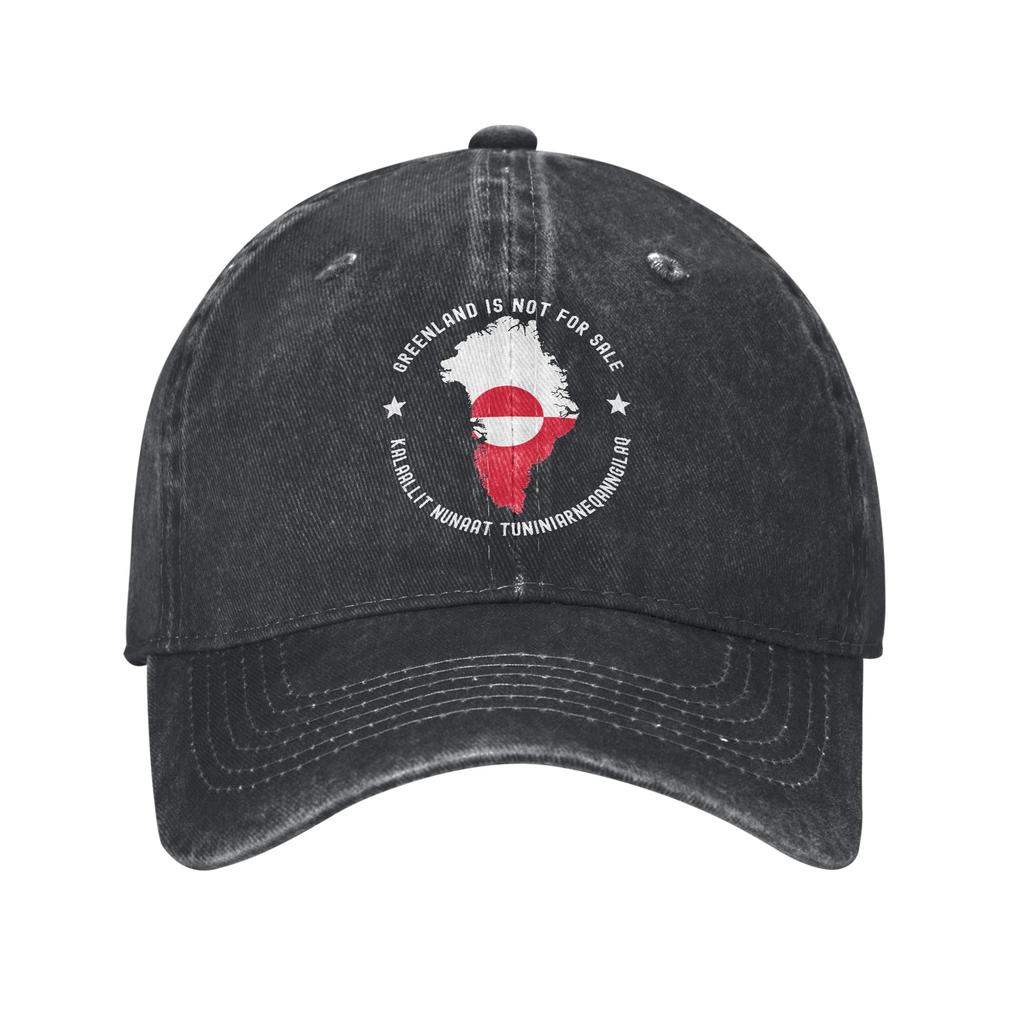 Men Women Dänemark Grönland Not For Sale Übersetzung Dänemark Flagge Hat Classic Distressed Washed  Baseball Cap Adjustable