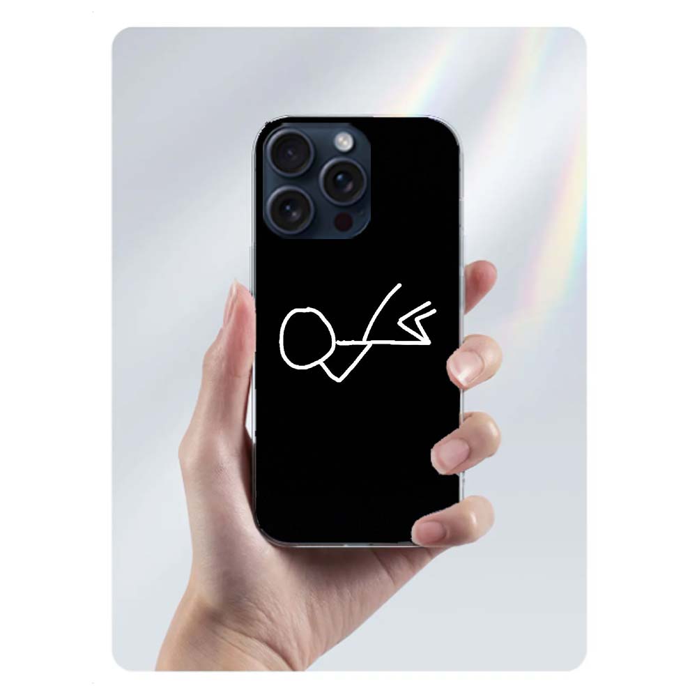 Funny Cute Cartoon Matchman Clear Phone Case For Iphone 17 Air 16 Pro Max 15 Pro 14 Plus 17E 16E 11 13 12 Mini Cover Cases Funda