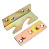 Furniture Hinge Bed Frame Bracket Furniture Assembly Galvanized Steel Construction No-slot Installation For Wooden Furniture
