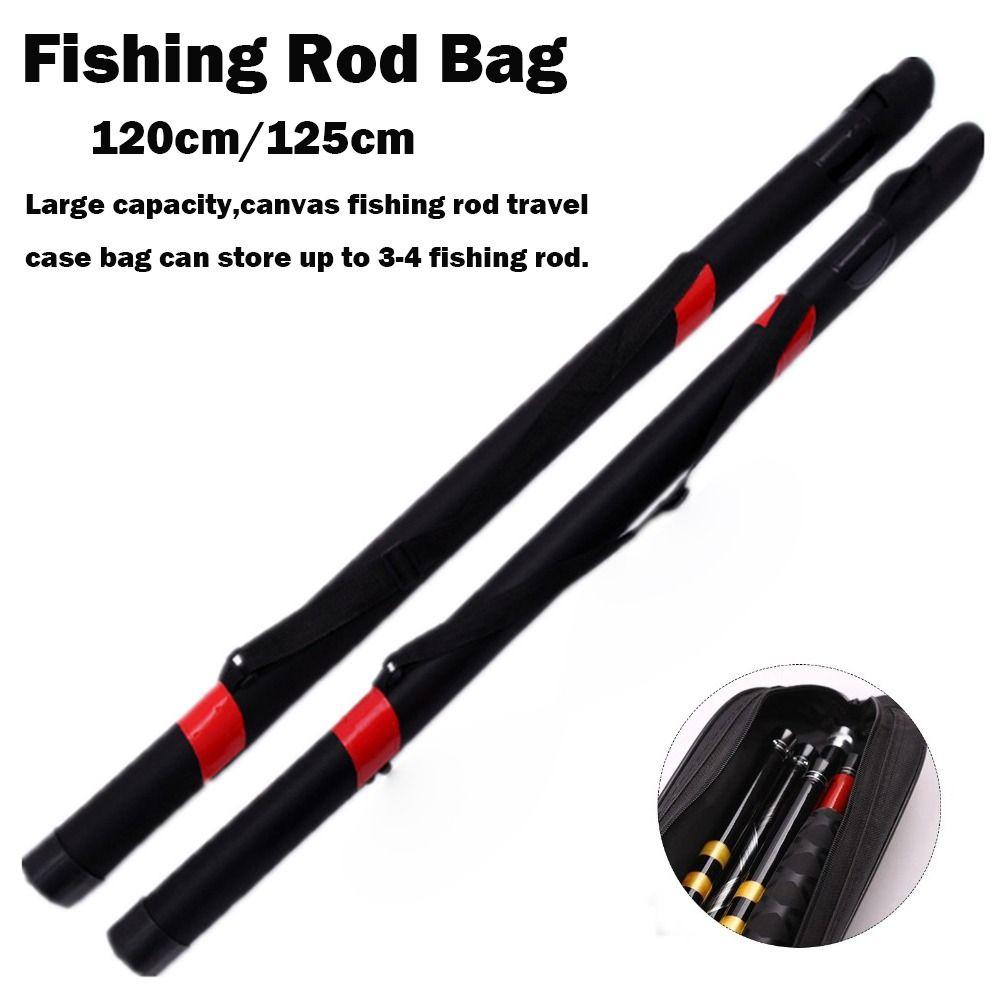 Portable Fishing Tackle Storage Bag Multifunctional Umbrella Bag Canvas Rod Pouch  Outdoors