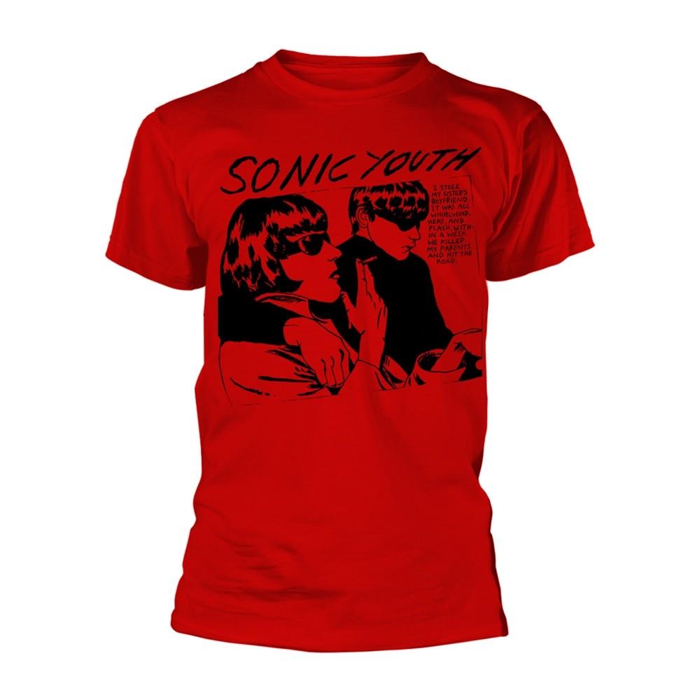 SONIC YOUTH - GOO ALBUM COVER (RED) RED T-Shirt Small XXL