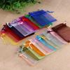 50pcs/lot Organza Gift Bag For Jewelry 24 Colors Drawstring Pouches For Wedding Christmas Candy Gift Bags Jewelry Packing