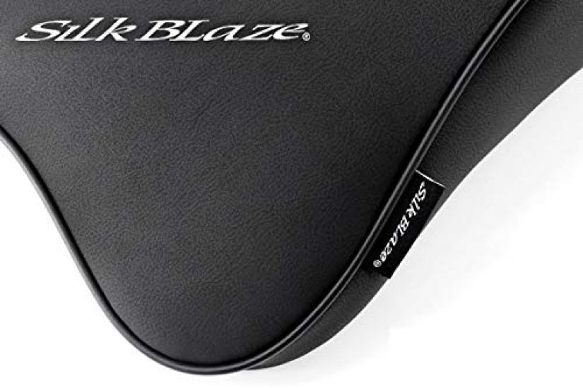 Silk Blaze Neck Support Pad, Black/Black, SB-NSP-BK/BK-2P