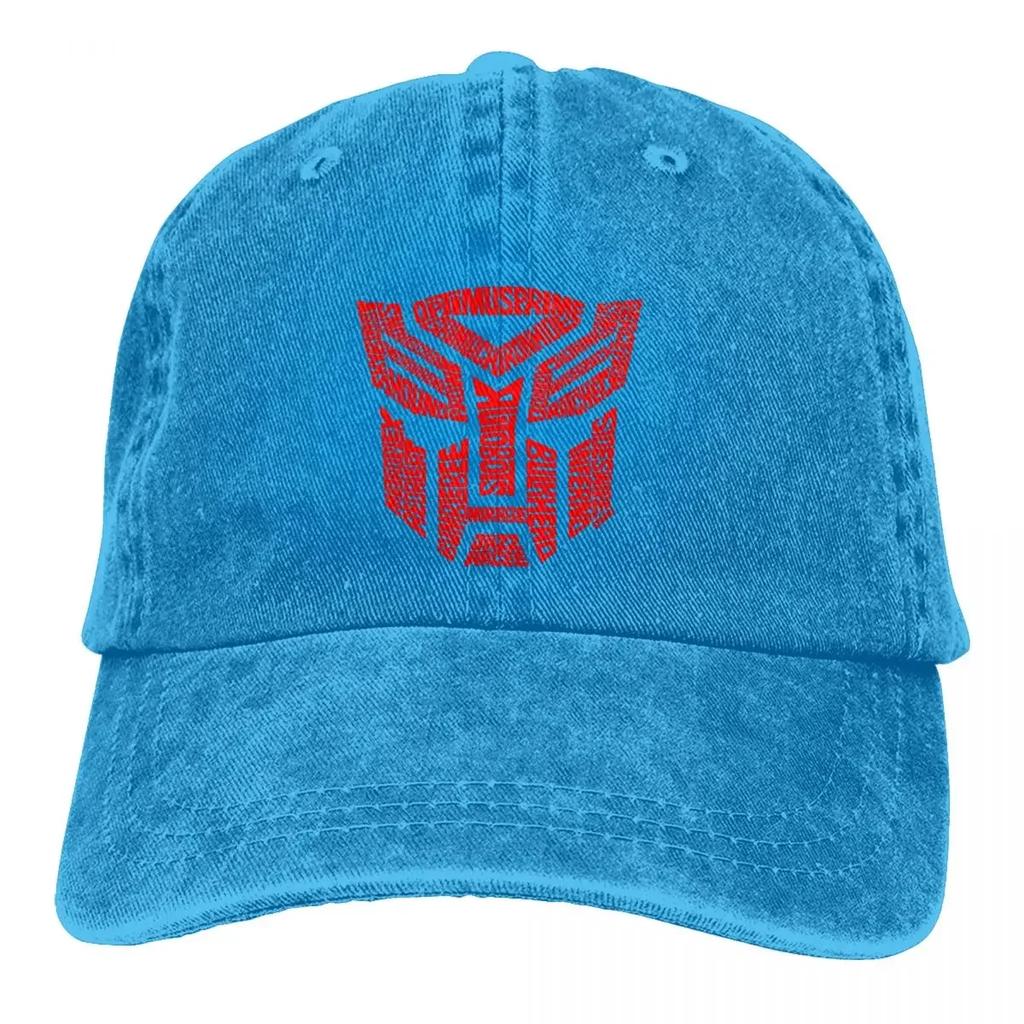 Summer Cap Sun Visor Autobots Red Hip Hop Caps Transformer Science Fiction Action Cowboy Hat Peaked Trucker Dad Hats