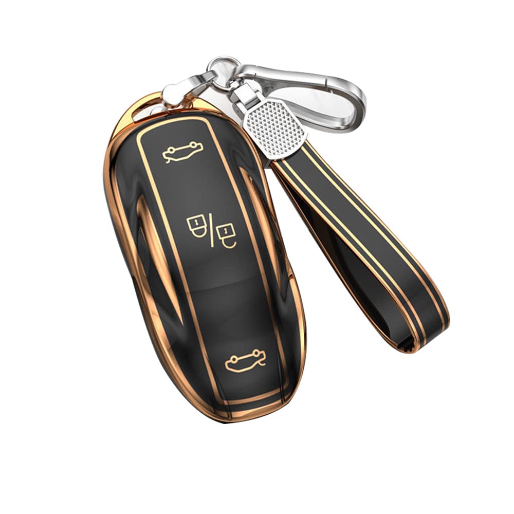KUNIO Tesla Key Cover Key Holder Key Case Waterproof Key чёрный