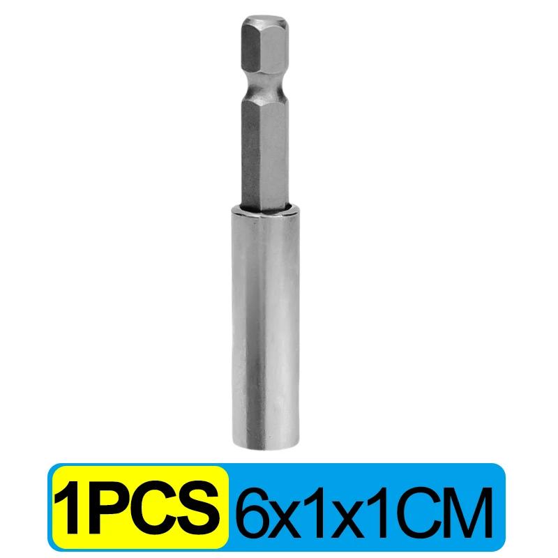 20/1pcs Magnetic Screwdriver Extension Hexagonal Handle Extended Connecting Rod Carbon Steel Screwdrivers Bit Holder Power Tools