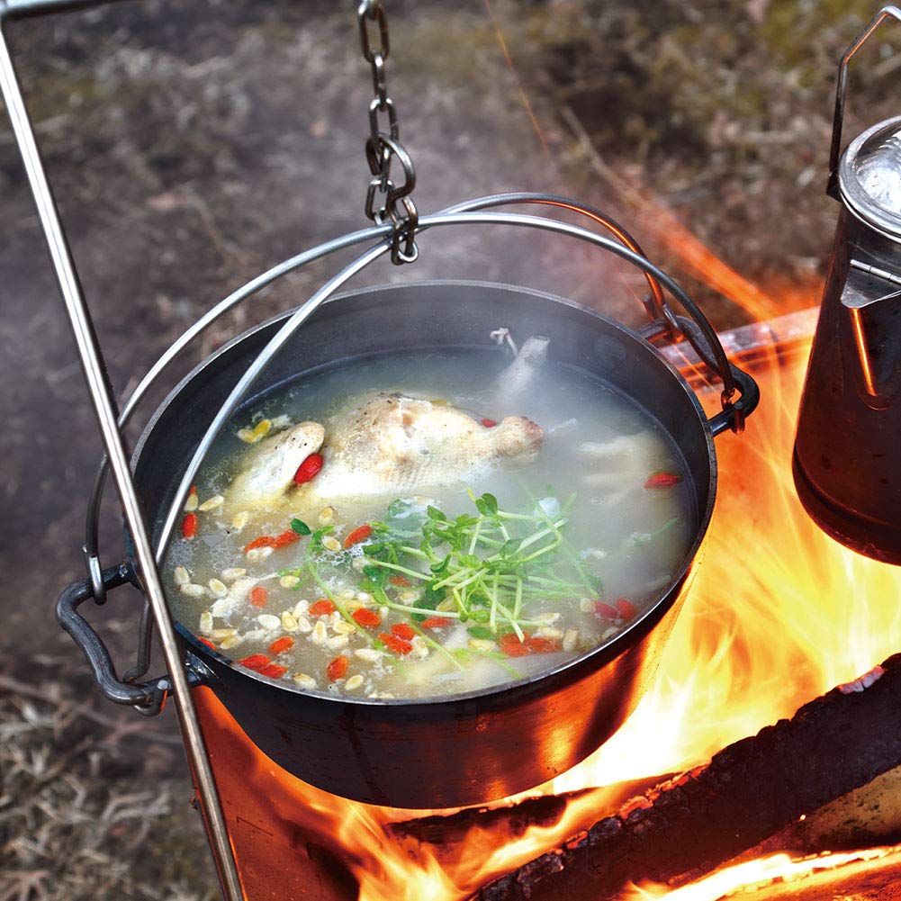 UNIFLAME UF Dutch Oven 10 Inches 660942 Easy to Unbreakable Dutch Oven Clean!