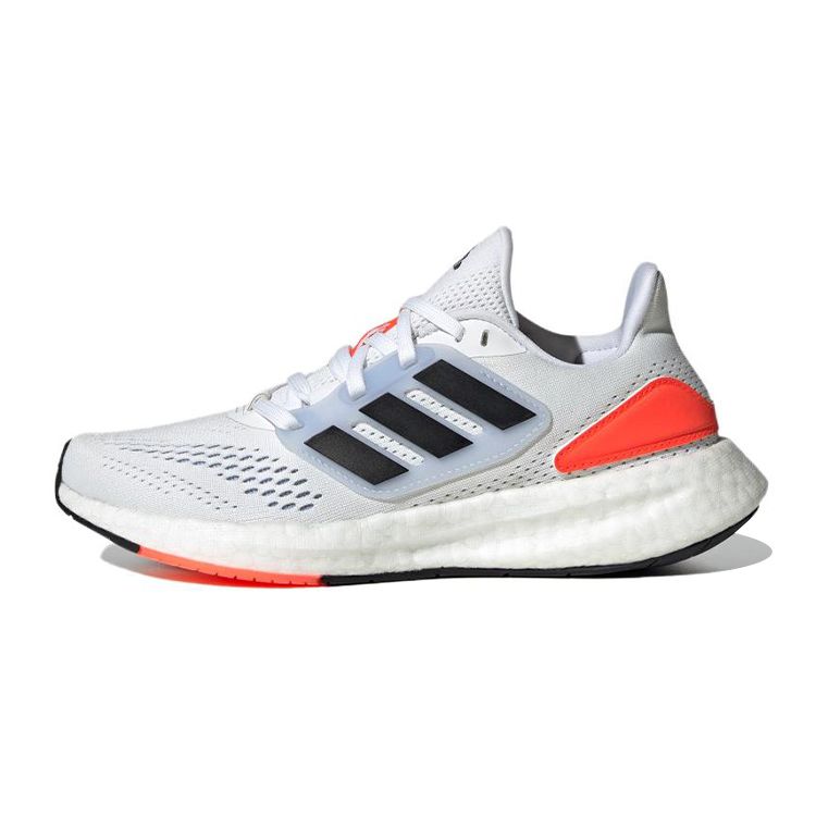Adidas Pureboost 22 Low Top Kids Running Shoes Kids Running Shoes Gray Black GZ2596