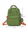 2025 Women's Fashion Textured Casual Backpack - Solid Color, Versatile for Commute & Travel