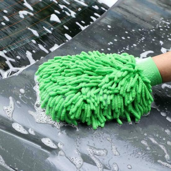 Car Washing Wash Microfiber Chenille Mitt Auto Cleaning --Hot Best Glove
