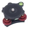 Tripod Head Leveling Base Camera Leveler Aluminum Alloy 3 8 Inch Thread Precise 3 Bubble Level Triple Wheel Leveler for