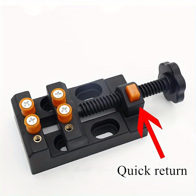 1pc Mini Bench Clamp Flat Jewelry Carving Tool Mini Flat Clamp Diy Multifunctional Tool Mini Vise Clamp Walnut Carving