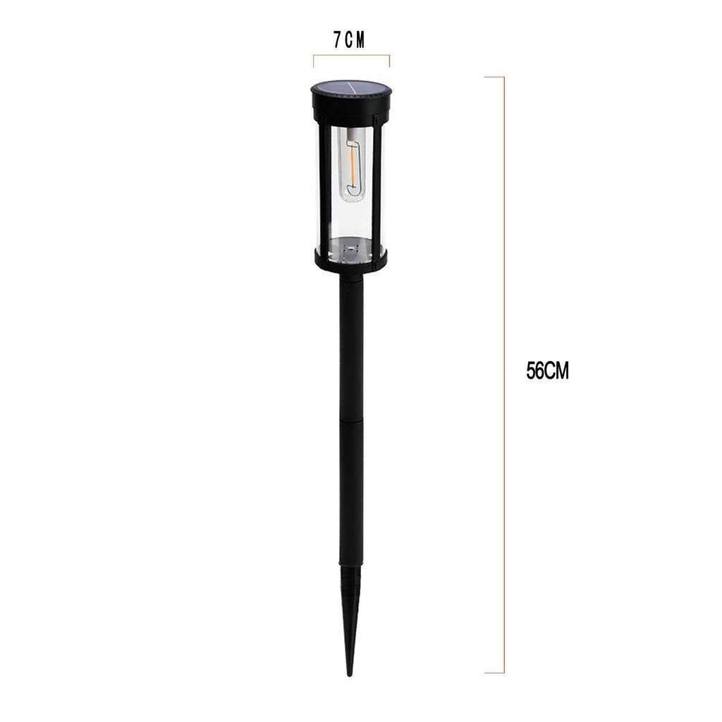 Automatic Solar Garden Lights: Cross-border Outdoor Landscape Lighting with Tungsten Filament for Lawn and Ground Insertion.