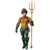 Medicom Toy MAFEX 267 AQUAMAN AND THE LOST KINGDOM AQUAMAN GREEN Approximately 160mm Action Figure No. (GOLD & SUIT) - Tall, Non-scale, Pre-painted