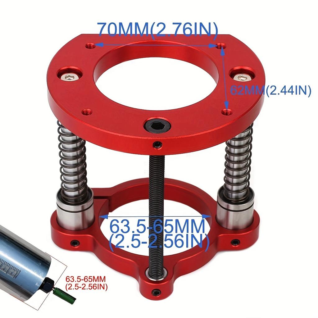 Für 65mm Präzisions-Routerlift für DIY Einlegeplatte - DIY Werkstatt-Upgrade, Kann manuellen Desktop-Lift erreichen Holzbearbeitungswerkzeug