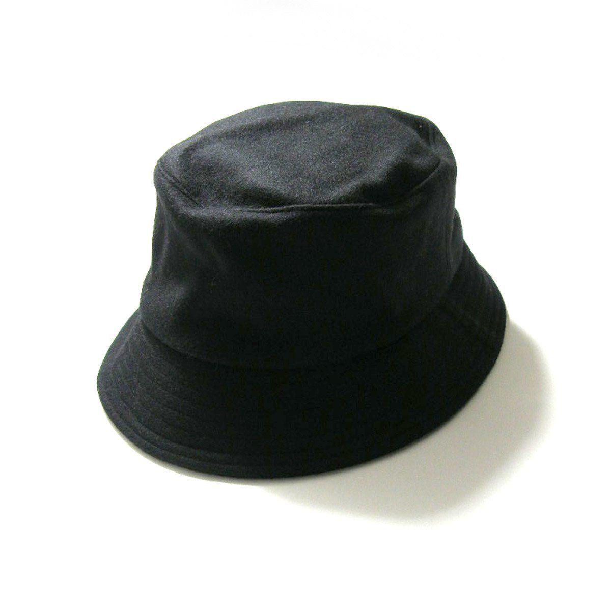 Used [New] KIJIMA TAKAYUKI  TOMORROWLAND / KIJIMA TAKAYUKI  TOMORROWLAND Wool Melton Bucket Hat Made in Japan MELTON BUCKET HAT Hat Black |