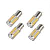 4PCS 33LED 581 BAU15S PY21W Car LED Bulbs Turn Signal Light 12V Yellow Brake Reverse Parking Lamps Indicator Led Bulbs 7
