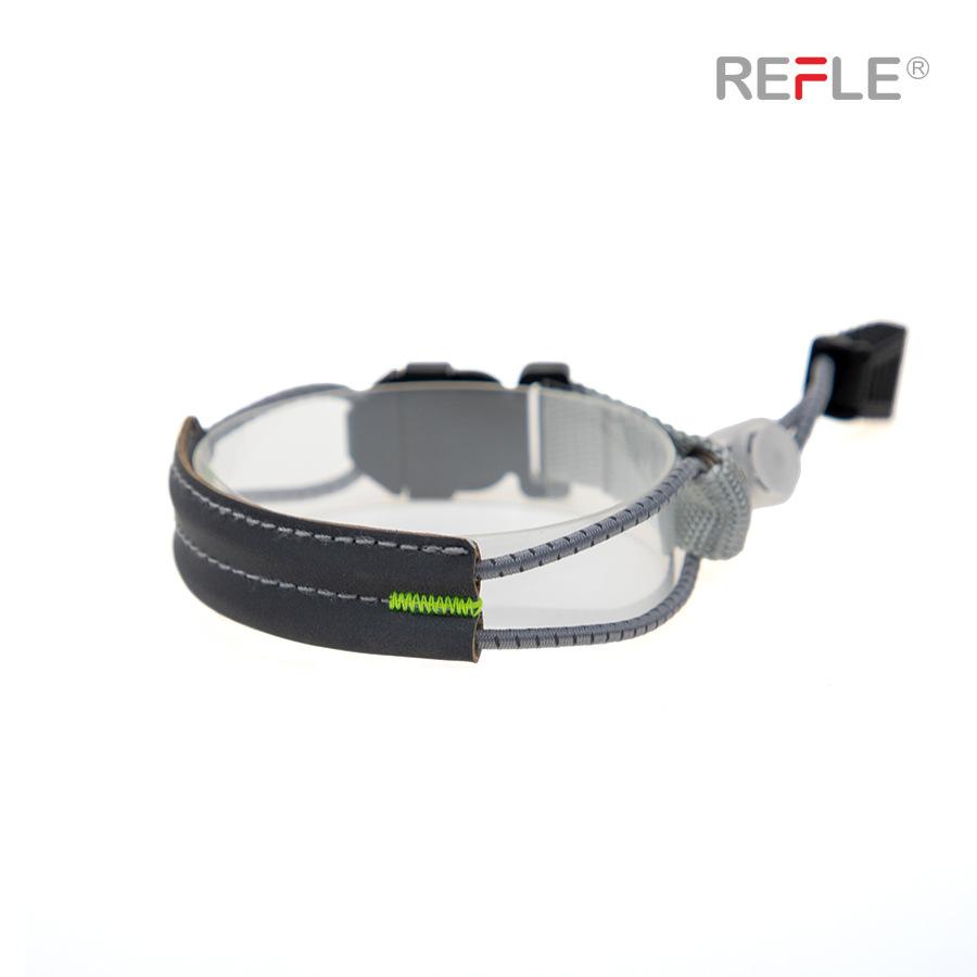 Refle Reflective Elastic Cycling Pant Leg Straps Adjustable Safety Ankle Bands For Road Mountain Bike Riders Night Riding