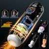 New App Control Intelligent Sex Robot for Men 4-in-1 Heated Suction Telescopic Vibrator Masturbation Cup  LCD Display Male Masturbator Penis Exerciser