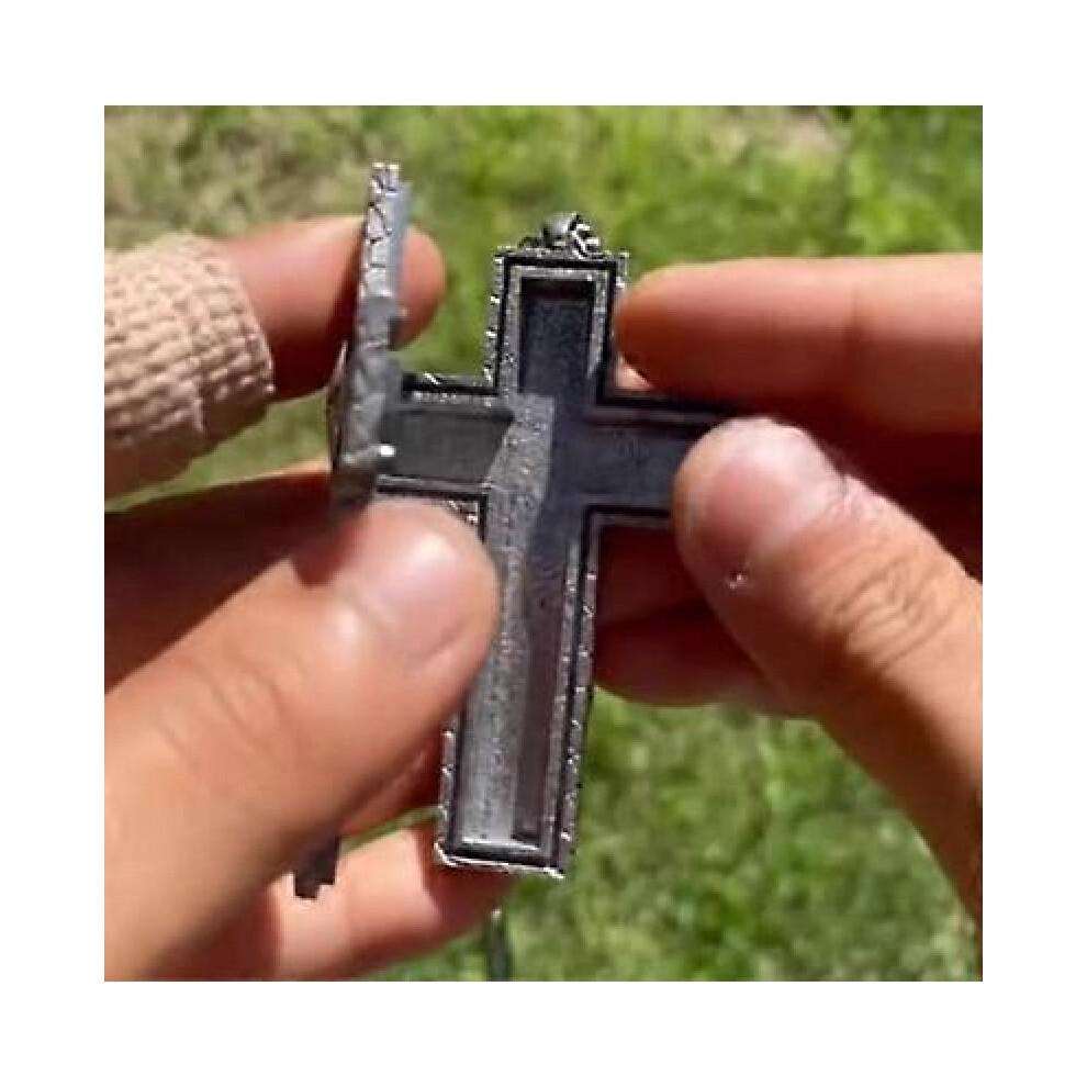 Squids Necklace Game,necklace with Secret compartment,Cross Pendant Necklace