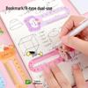 Cartoon Ruler Bookmark - Cute Stationery Gift for Elementary Students