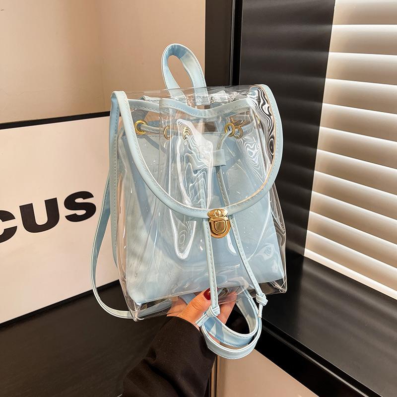 Women's Backpack 2025 Spring Festival New Mori Sweet Fashion Jelly Bag Casual Versatile Travel Small Backpack Women