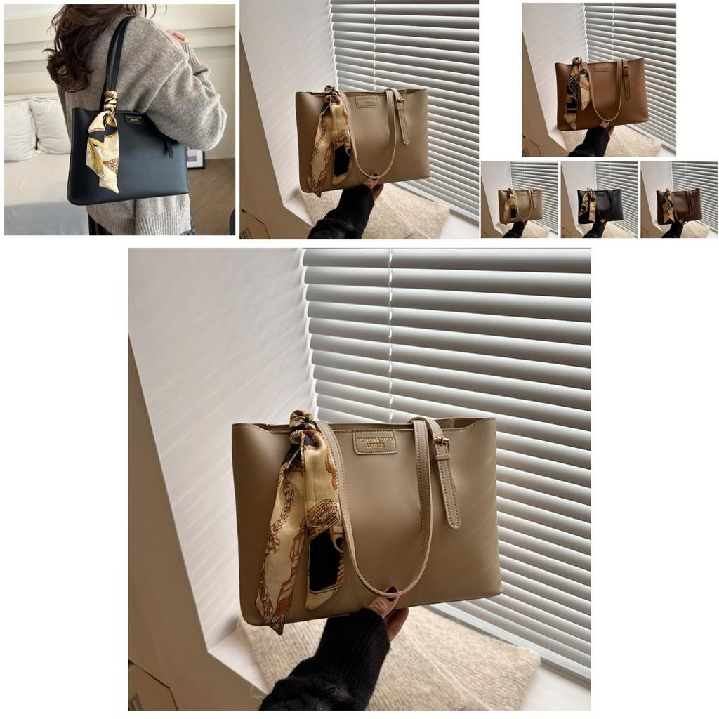 Borsa Tote Elegante di Grande Capacità per Donna in Colori Raffinati per il Lavoro e l'Uso Quotidiano